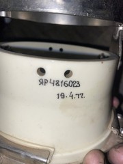 Used Good Condition ONE SOVIET CERAMIC TUBE SOCKET GU-43B /ГУ-43Б/ 19/04/77 Date