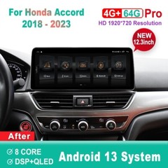 Accord 12.3inch Screen Android Car Radio For Honda Accord 10 2018-2023 Head Unit