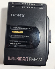 Sony WM-F2065 FM/AM Walkman Cassette Player NEW BELT – WORKING! + NOS Headphones