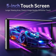 AGPTEK T09U 128GB MP3 Player Bluetooth WiFi 5″ Full Touch Screen Andriod 13