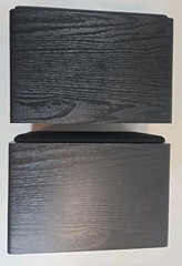 Micca MB42 Black Bookshelf Speakers 9.5×6.75×5.75 Inches No Wires Tested Works