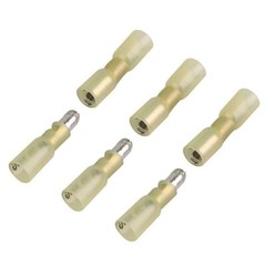 200PCS Heat Shrink Spade Connectors Kit 22-10 AWG Female Male Spade Terminlas