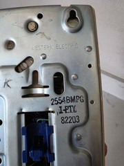 Vintage Western Electric 2554 Wall-Mounted Corded Line-Powered Analog Telephone