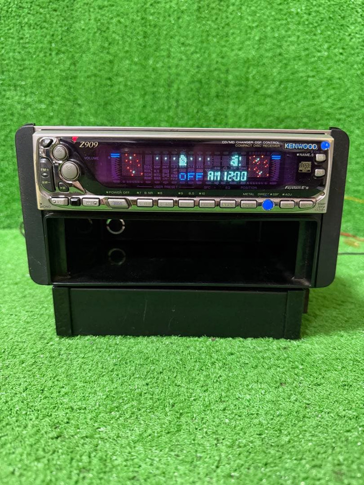 KENWOOD Z909 1DIN Car Audio CD Player Tested Working Very Good Condition