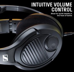 Massdrop x Sennheiser PC37X Gaming Headset — Noise-Cancelling Microphone, Black