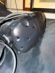 HTC Vive Virtual Reality Headset (99HAHZ024-00) with Deluxe Audio