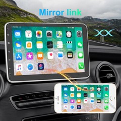 10.1″ Vertical Screen Rotation Android 11 2din Car Radio Stereo Player Navi GPS