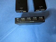 Vanco HDMI Extend Over Ethernet-Transmitter, Receiver, Splitter & 1 Power Supply