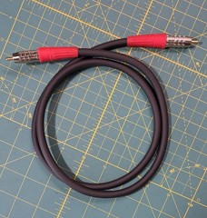 Blue Jeans Cable LC-1 Audio Cables by Belden E1089 1C25 3 ft RCA interconnects