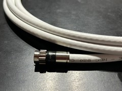 TRI-SHIELD RG6 COAXIAL PATCH CABLE 75 OHM 18AWG ANTI-UV COMPRESSION F-CONNECTORS