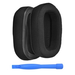 Replacement Ear Pads for Logitech G935/G933 Headset – Mesh Fabric Black