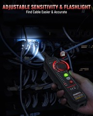 3-in-1 Multimeter & Cable Tracer Kit, Auto-Ranging Digital Multimeter with Tr…