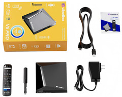 vSeeBox V6 Pro Smart TV Box Voice Remote with 4GB+32GB Dual-Band WiFi