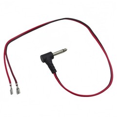 1/4-inch Internal Speaker Cable,amp Cable,19-Inch 19 inches, Black