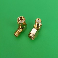 (2 PCS) SMA Male to SMA Female Right Angle RF Connector – USA Seller