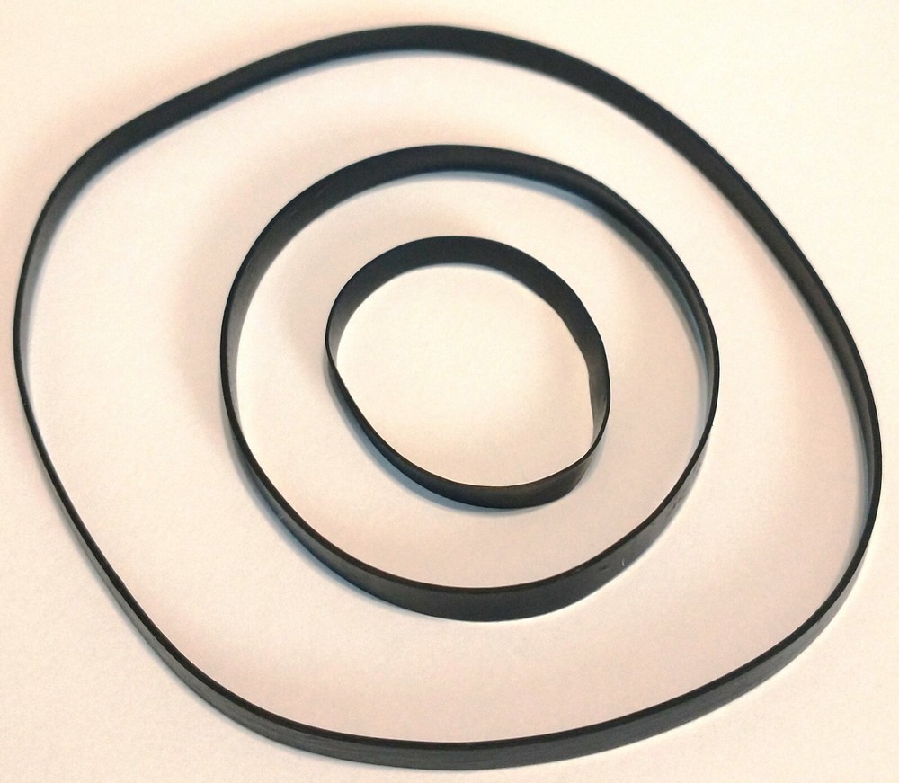 Flat rubber drive belt for cassette deck tape recorder CD DVD drive 4 mm wide