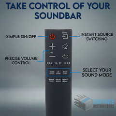 Replacement AH59-02733B SoundBar Remote for Samsung HW-K360 K450 K550 K650