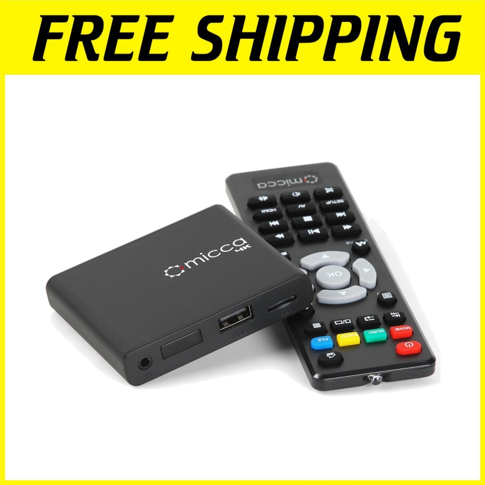 Digital Signage Player – 4K HDMI, MP4 MKV MP3 JPG, Auto Play