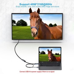 BENFEI HDMI to DisplayPort Adapter, Source Grey or silver