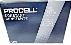 (Pack 6) Duracell PC1300, 1.5V, D12 Procell Alkaline-Manganese Dioxide Battery