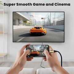 USB C to HDMI Cable 4FT, 90 Degree HDMI Plug, High-Speed USB 3.1 Type-C to HD…
