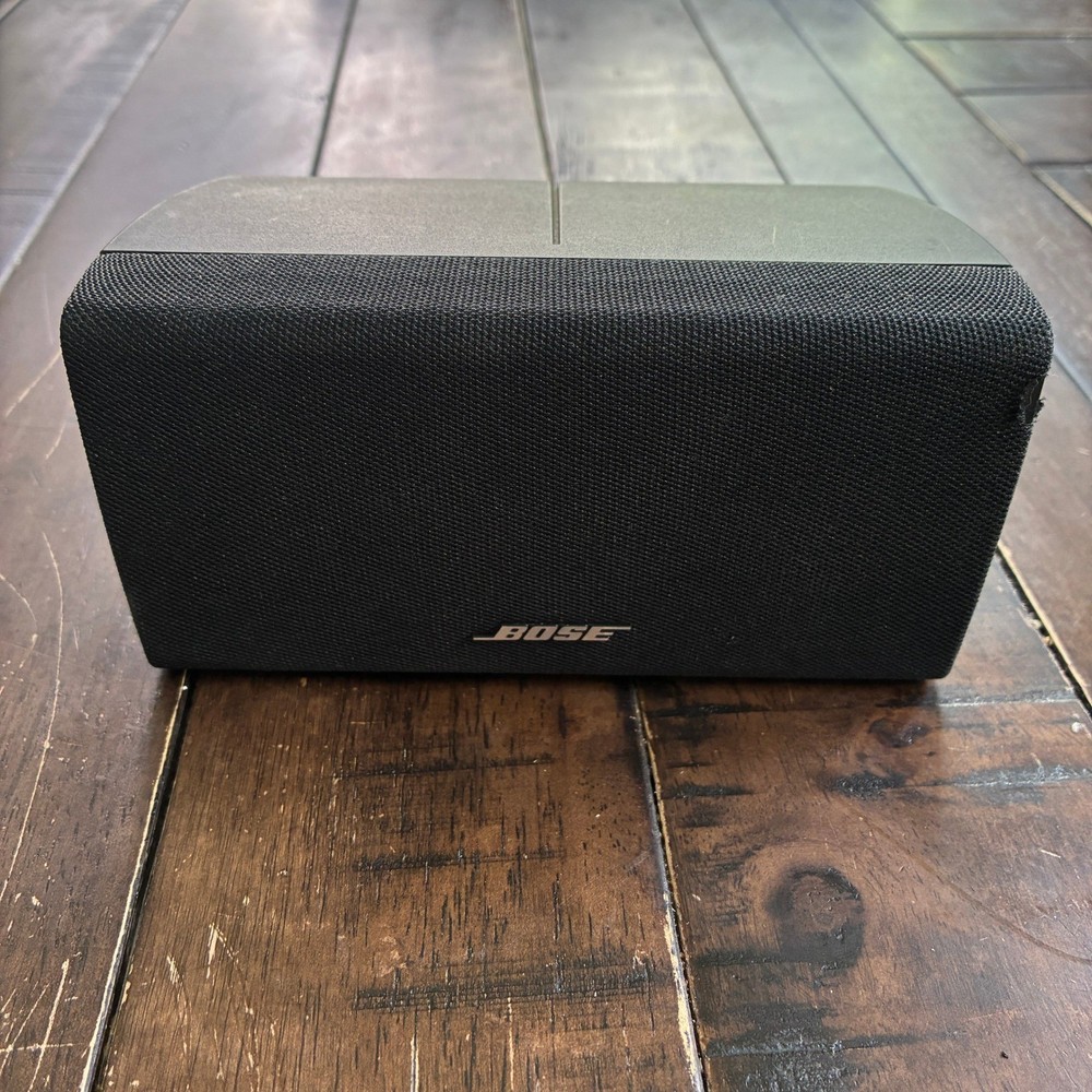 Bose Center Channel Speaker Horizontal Double Cube Black Acoustimass Lifestyle