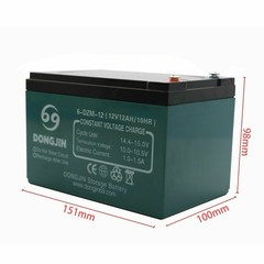 12V 12AH Battery 6-DZM-12 6-DZF-12 6-DMF For Mobility ATV Quad Buggy Wheelchair