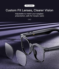 AI Smart Glasses Camera 4K Video Recording Bluetooth Calls Voice Assistant HD
