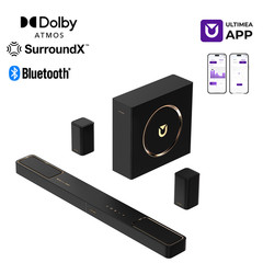 ULTIMEA 5.1.2 Soundbar w/ Dolby Atmos, Surround Sound System for TV Skywave F40