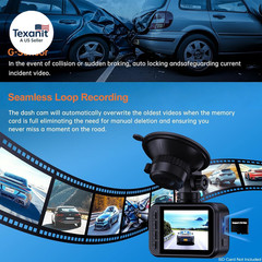 Dash Cam Front and Rear, 2.5K Dual Dash Camera for Cars, 2560P Mini Car Camera,