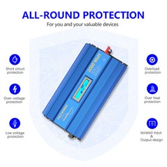 Pure Sine Wave Power Inverter 2000W/4000W 12V DC to 110V~120V AC USA Transistors