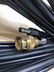 Lot of 3 30ft RG59 Siamese Coaxial Cable