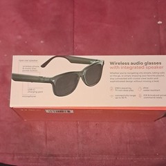 weariQ Wireless Smart Glasses Black Glossy Frame Bluetooth