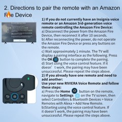 2Pcs NS-RCFNA-21 Voice Remote Control For Insignia Toshiba Fire TV NS sereis