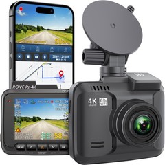 ROVE R2-4K Car Dash Cam Built-in WiFi & GPS [Open Box] with Free Hardwire Kit