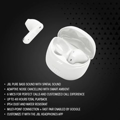 JBL TUNE FLEX 2 TRUE WIRELESS EARBUDS SPATIAL SOUND SMART AMBIENT (BLACK)