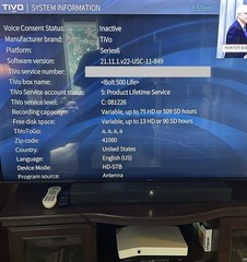 TiVo Bolt – 500GB – LIFETIME – 4 Tuners OTA (Antenna) or Cable