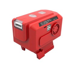 Portable 200W Inverter for 18V Battery – AC Output 110V/220V, Multiple Uses