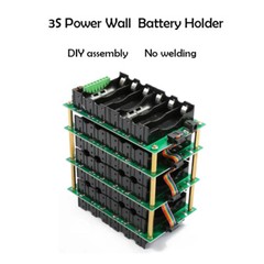 12.6V 3S 18650 Power Wall Battery Pack Case Box 40A/80A BMS Protection Board DIY