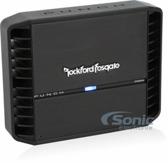 Rockford Fosgate P300X2 300W 2-Channel Amplifier, NVX LOC, 8 AWG Amp Kit Bundle
