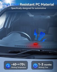 Car Security Alarm with Wireless Remote, 108dB Loud Siren, 3-Level…
