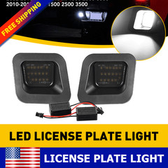 For 2010-2018 RAM 2500/3500 6000K White LED License Plate Light Super Bright USA