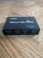 1 in 4 out 4 Port 1080p Full HD HDMI Splitter Hub Repeater Amplifier 3d USA
