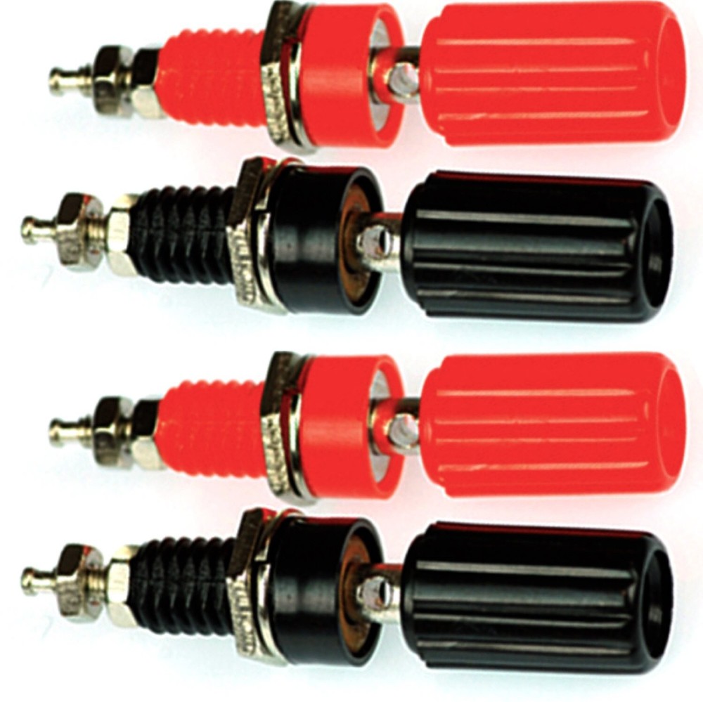 Amplifier Terminal Connector Binding Post Banana Plug Jack Socket Panel/Chass…
