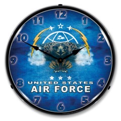 United States Air Force, Lighted Backlit LED Wall Clock Free Shipping
