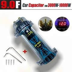 9.0/5.0Farad Capacitor Car Audio 1000-1000W,Display,Protection Power Amplifier