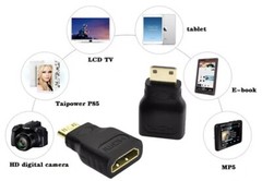 12x Mini HDMI Male to Standard HDMI Female Adapters Gold Plated HDTV 4K 1080p