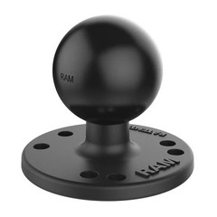 RAM-202U Ram Mounts 2.5-Inch Round Base with AMPs Hole Pattern & 1.5 Inch Ball