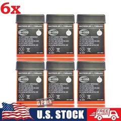 (6-Pack) 1500mAh BA225030 6V Battery For HBC Crane Remote Pump Truck Battery US