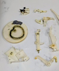 15 Original OEM Interior Plastic & Metal Parts For Technics SL-3300 Turntable